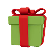 Animated gift box decoration